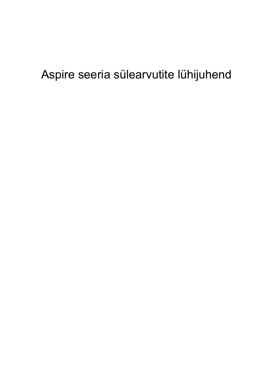 Eesti | Acer Aspire 5951G User Manual | Page 289 / 440