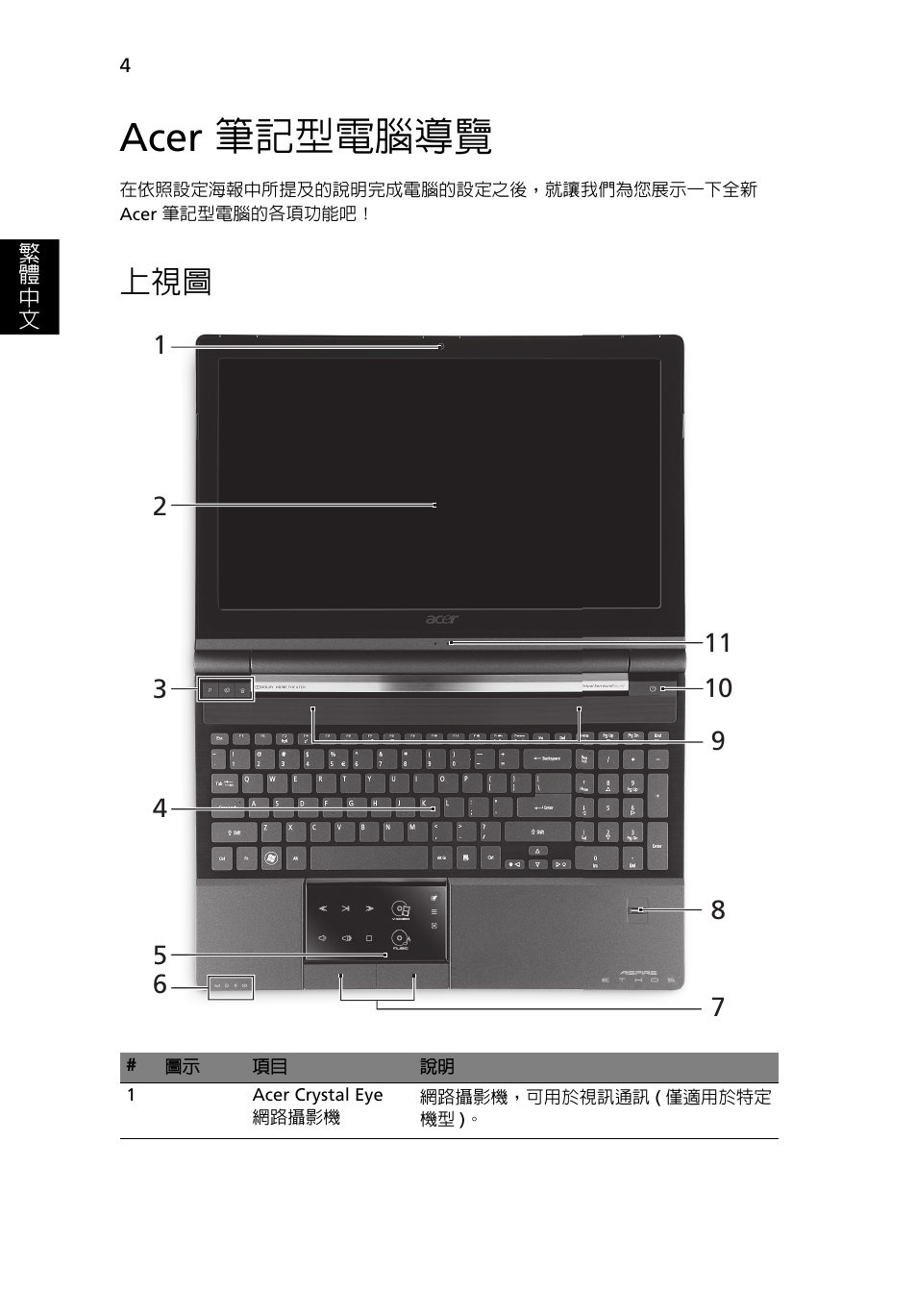 Acer 筆記型電腦導覽 | Acer Aspire 5951G User Manual | Page 392 / 440