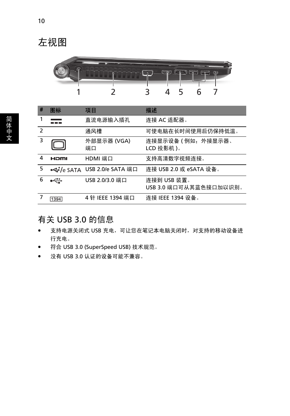 有关 usb 3.0 的信息 | Acer Aspire 5951G User Manual | Page 410 / 440