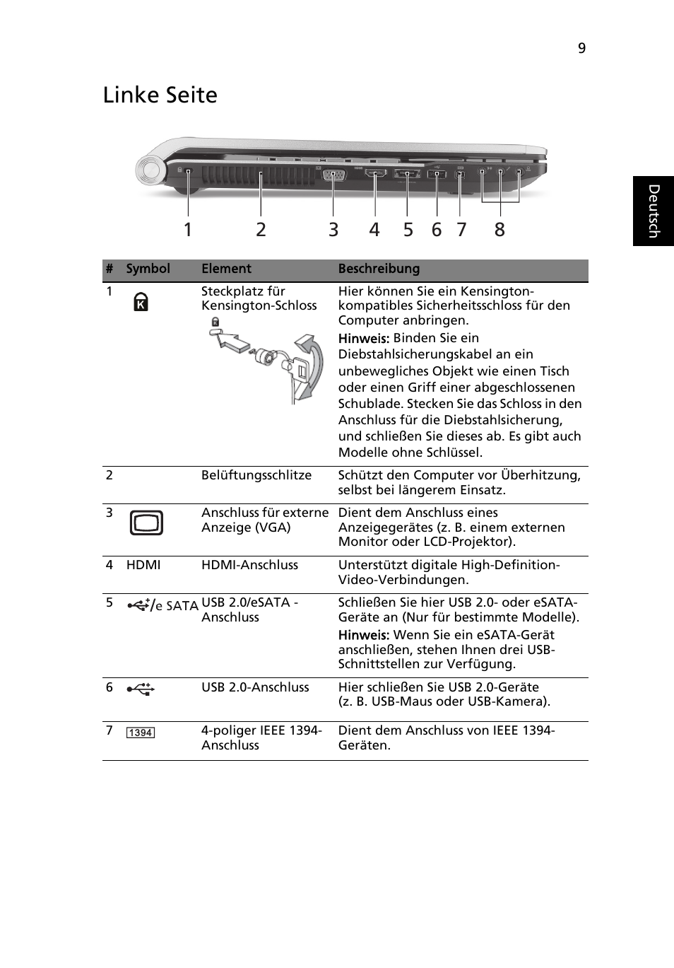 Linke seite | Acer Aspire 8943G User Manual | Page 35 / 370