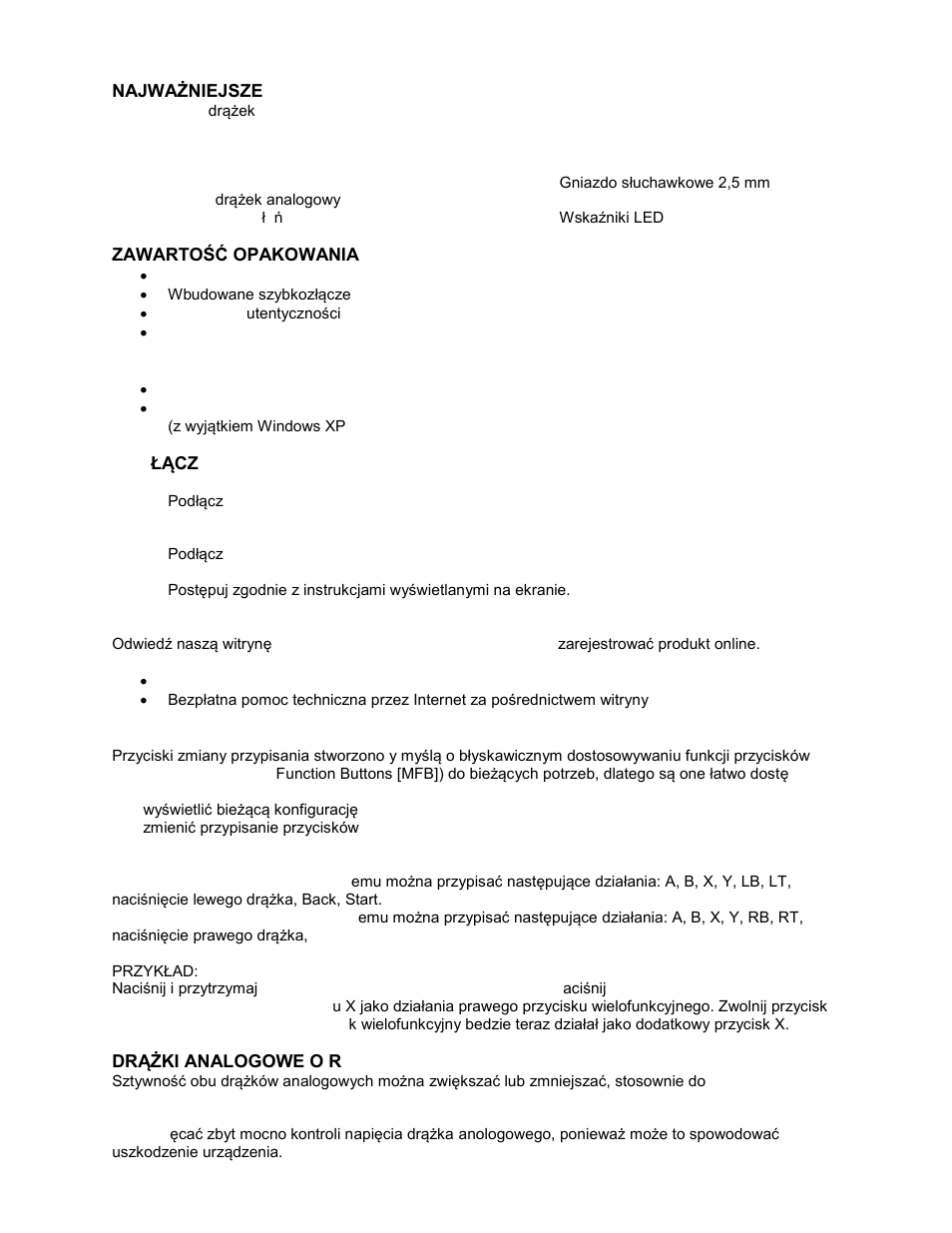 Polski | Razer Onza Tournament Edition User Manual | Page 14 / 20