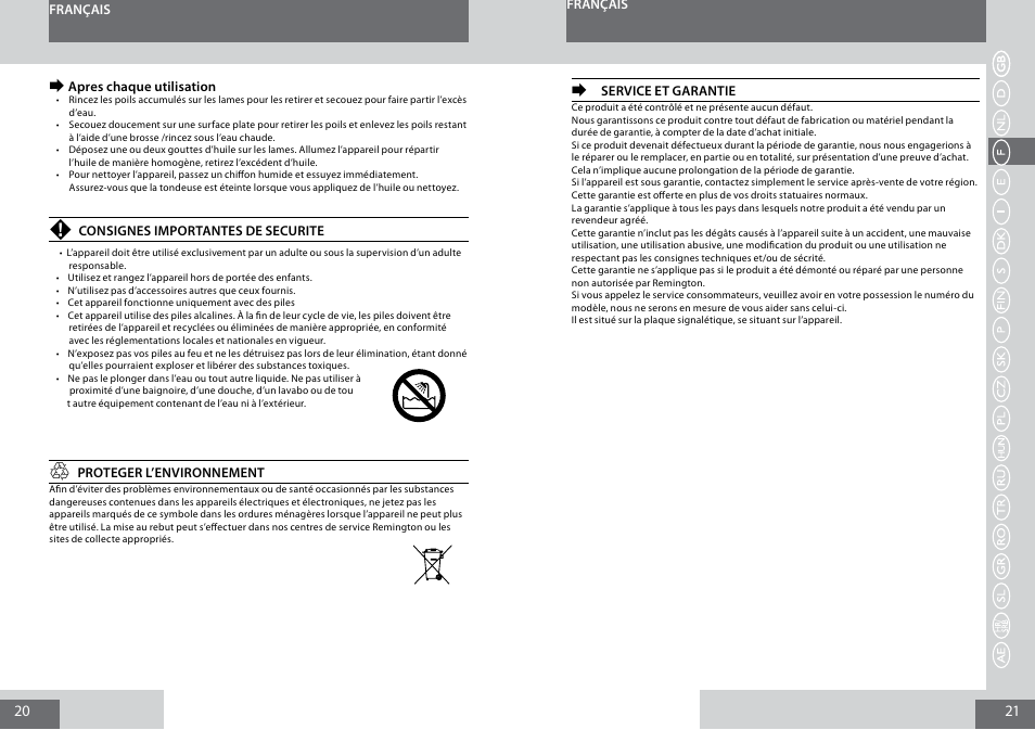 Remington PG180 User Manual | Page 11 / 52