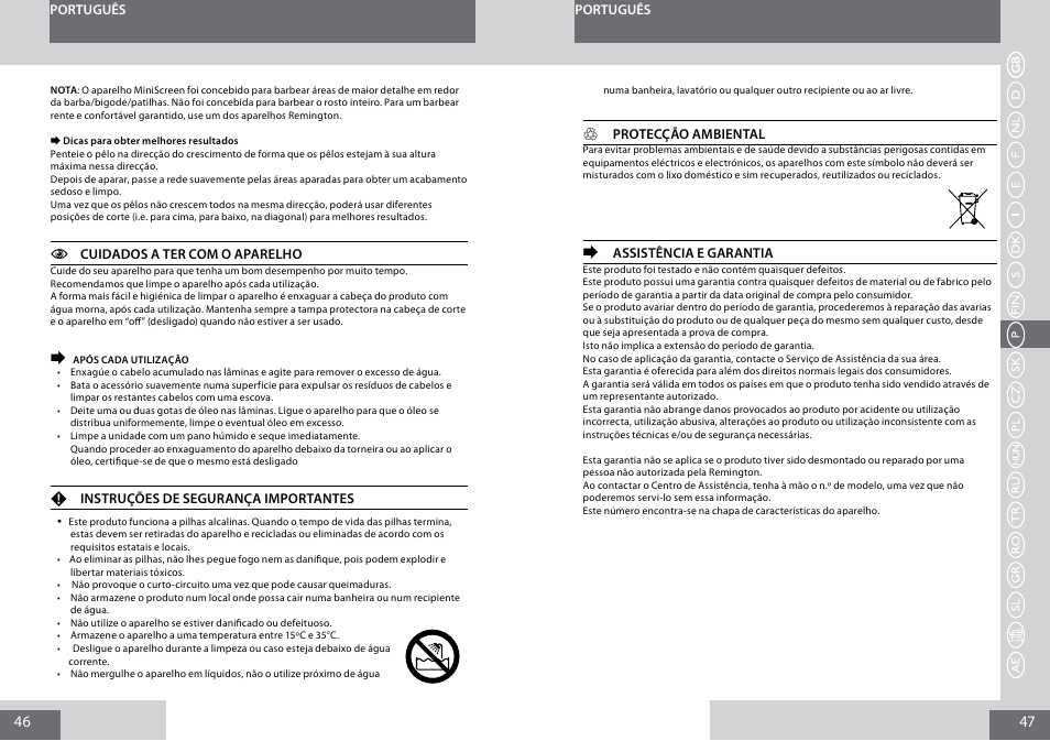 Remington PG180 User Manual | Page 24 / 52