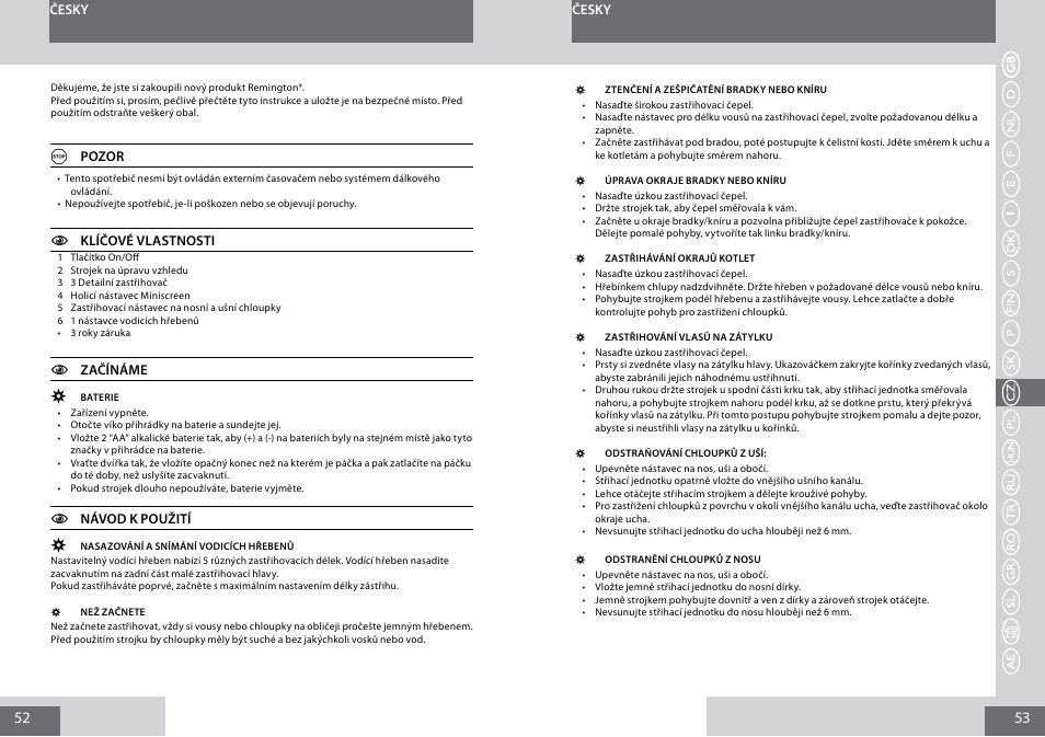 Remington PG180 User Manual | Page 27 / 52