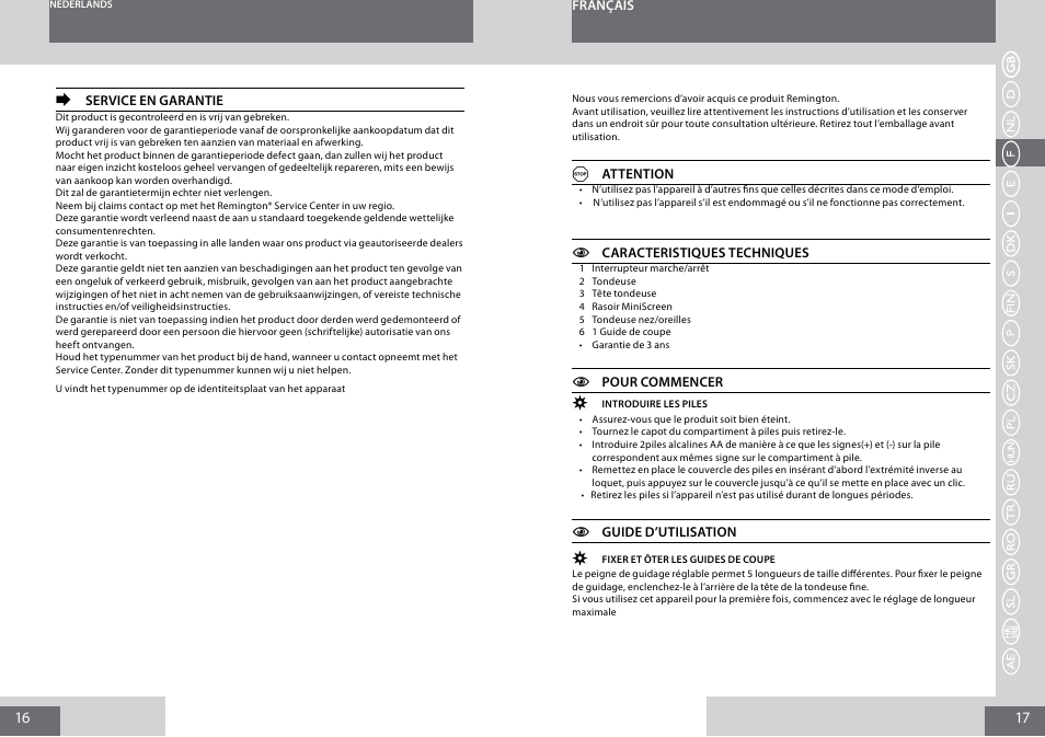 Remington PG180 User Manual | Page 9 / 52