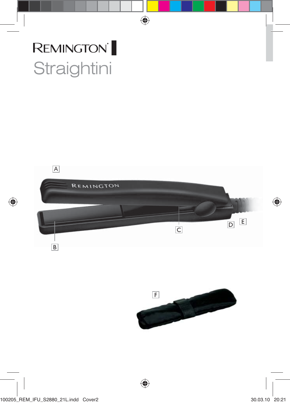 Straightini | Remington S2880 User Manual | Page 2 / 69