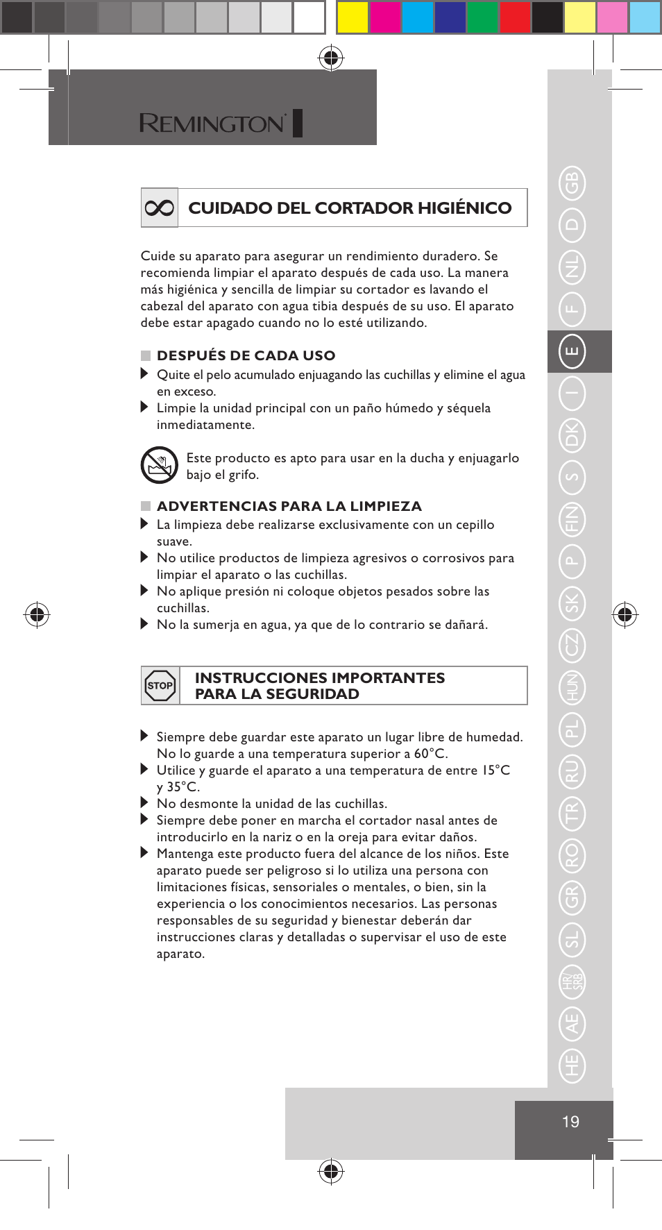 Remington NE3350 User Manual | Page 26 / 96