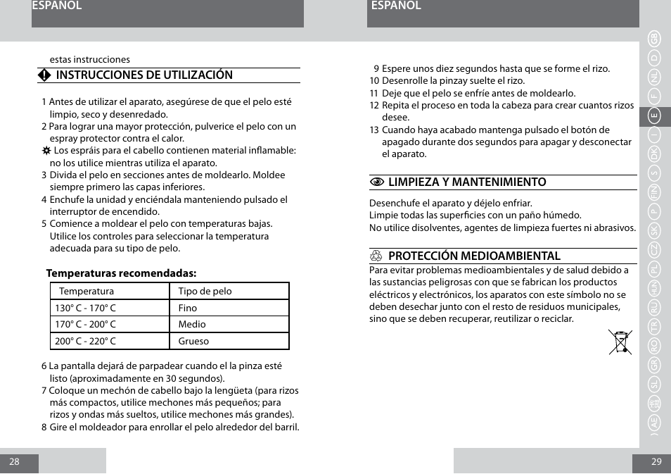 Remington CI6325 User Manual | Page 15 / 60