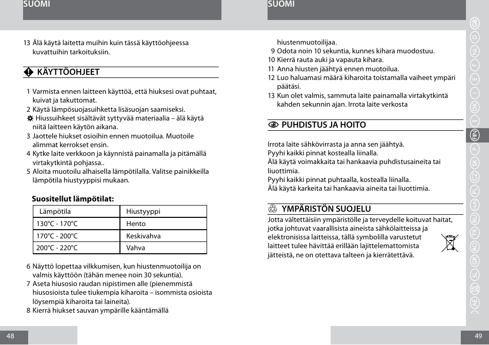 Remington CI6325 User Manual | Page 25 / 60