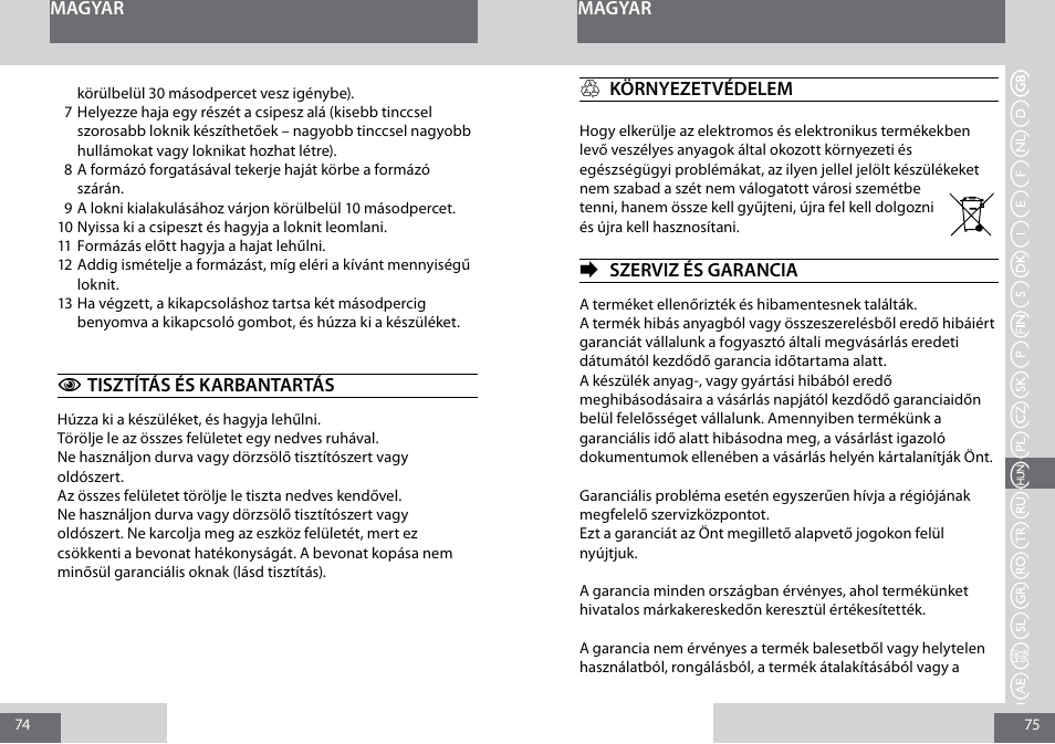 Remington CI6325 User Manual | Page 38 / 60