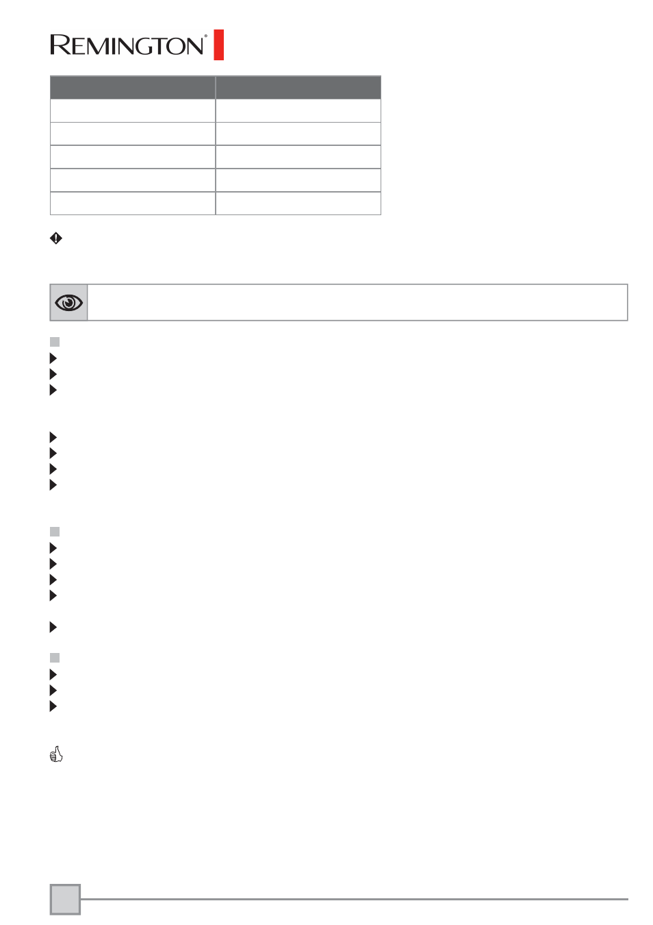 Benutzung | Remington BKT3000C User Manual | Page 13 / 96