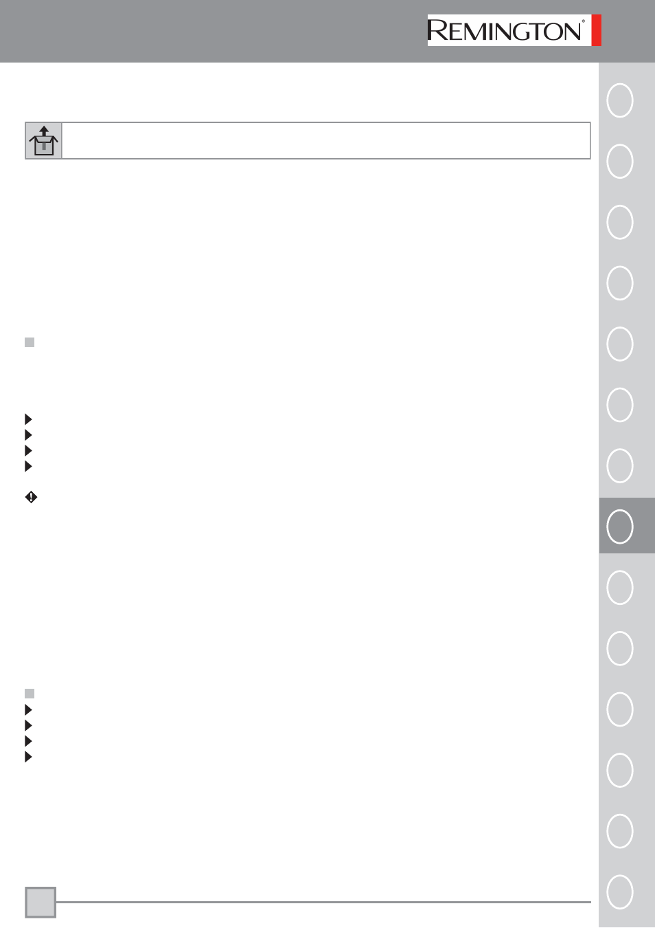 Käytön aloittaminen | Remington BKT3000C User Manual | Page 52 / 96