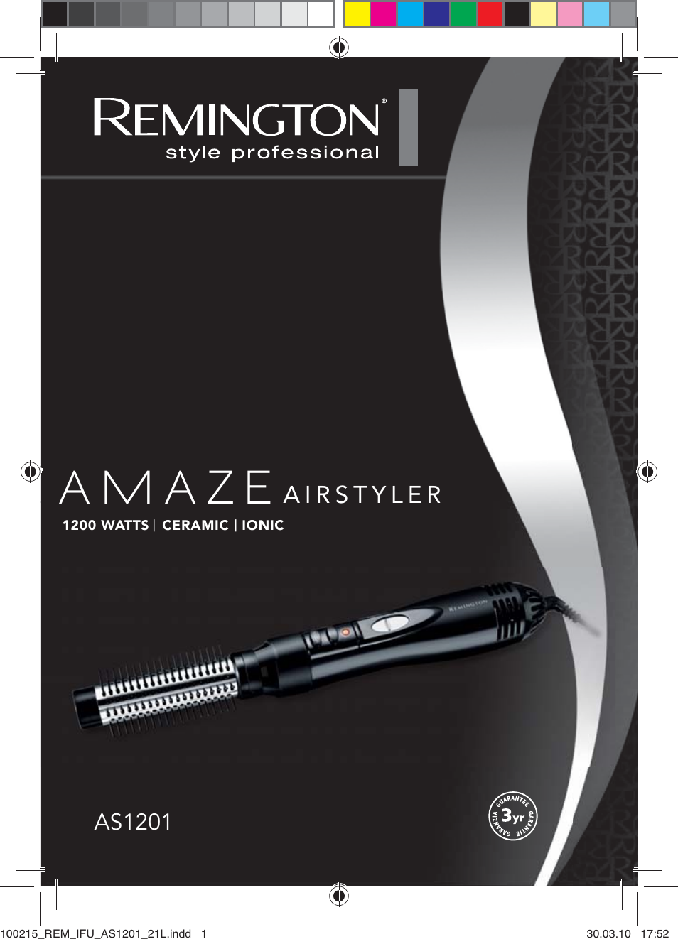 Remington AS1201 User Manual | 28 pages