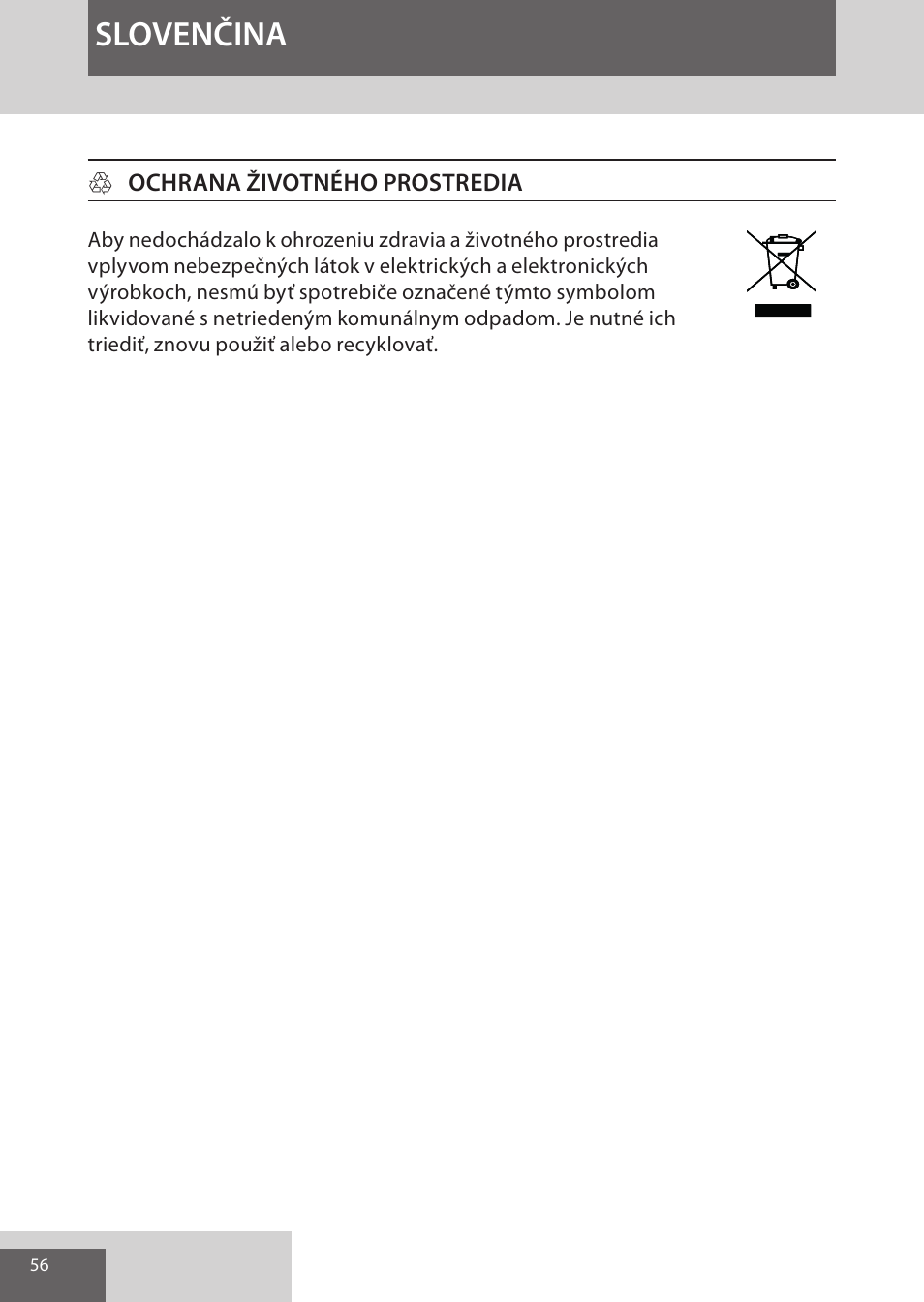 Slovenčina | Remington CI96S1 User Manual | Page 56 / 108