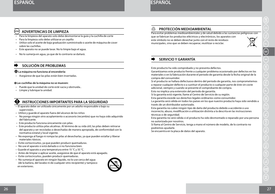 Español, Español a | Remington MB4010 User Manual | Page 14 / 58