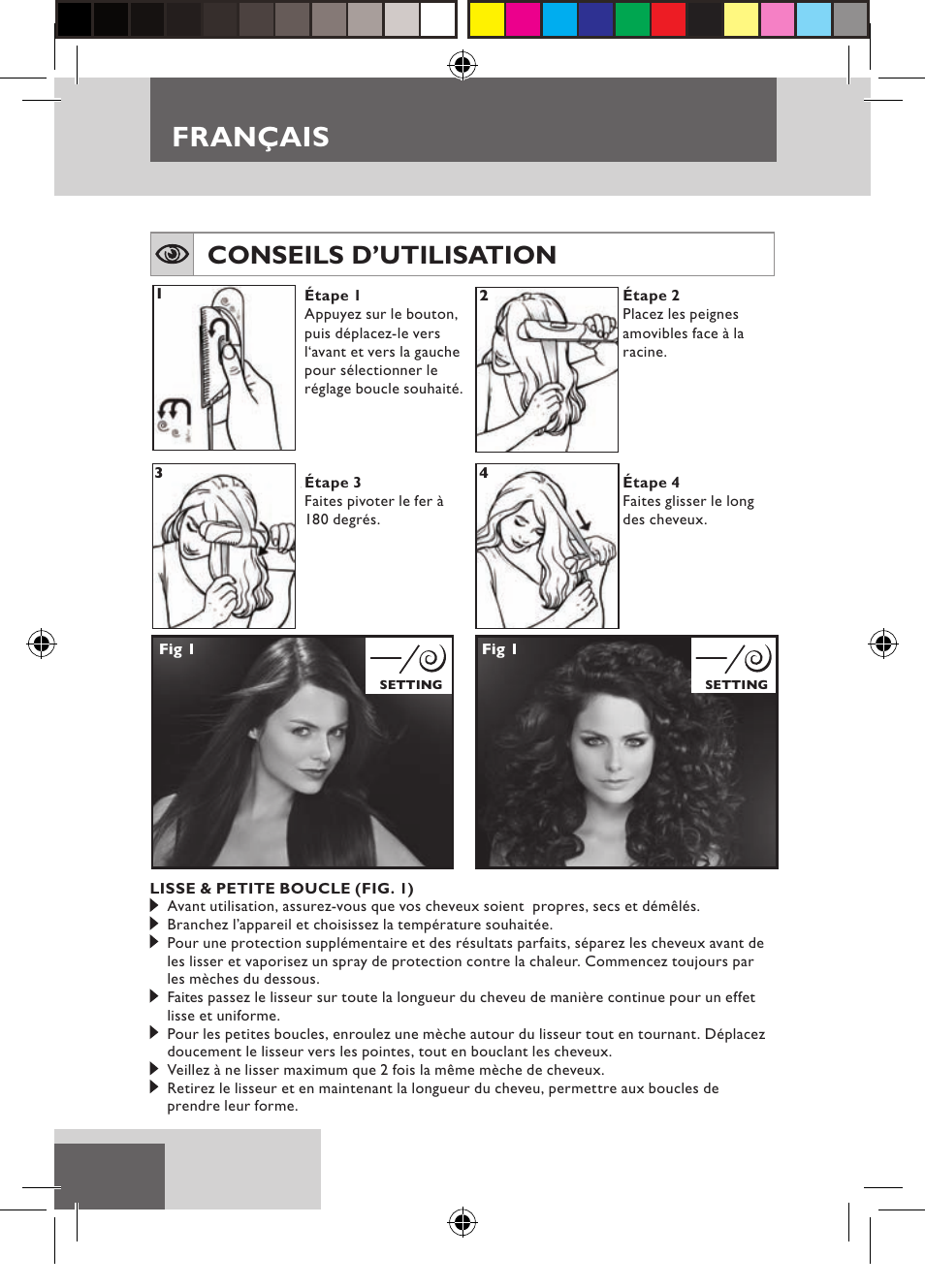 Français, Conseils d’utilisation | Remington S6600 User Manual | Page 22 / 126