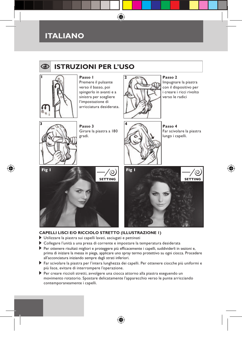 Italiano, Istruzioni per l’uso | Remington S6600 User Manual | Page 34 / 126