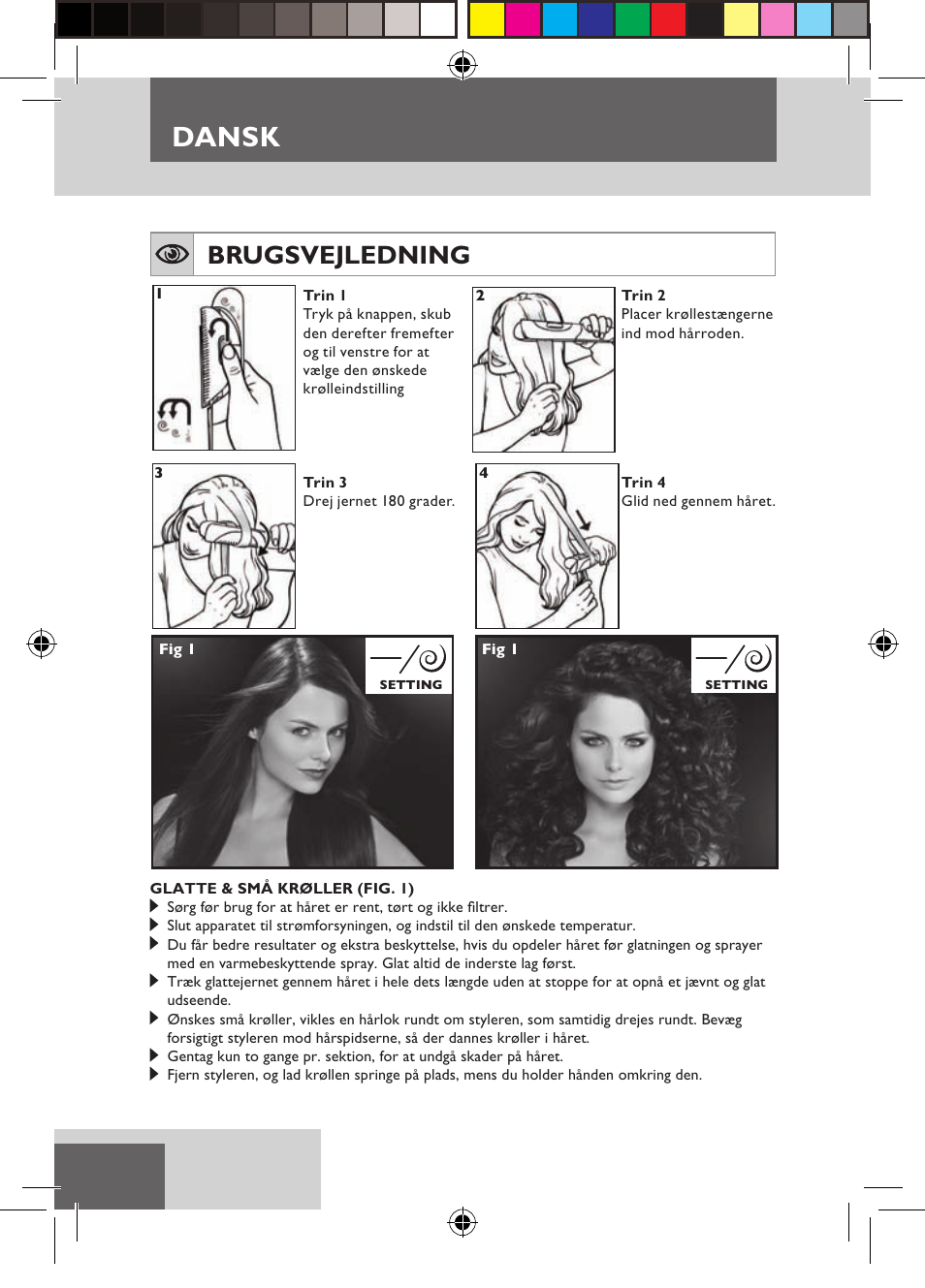 Dansk, Brugsvejledning | Remington S6600 User Manual | Page 40 / 126