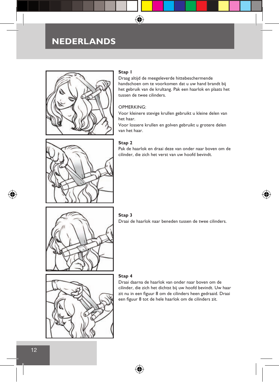 Nederlands | Remington CI9522 User Manual | Page 14 / 108