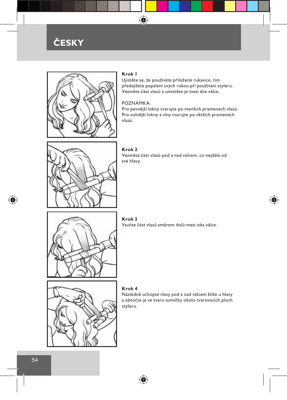 Česky | Remington CI9522 User Manual | Page 56 / 108