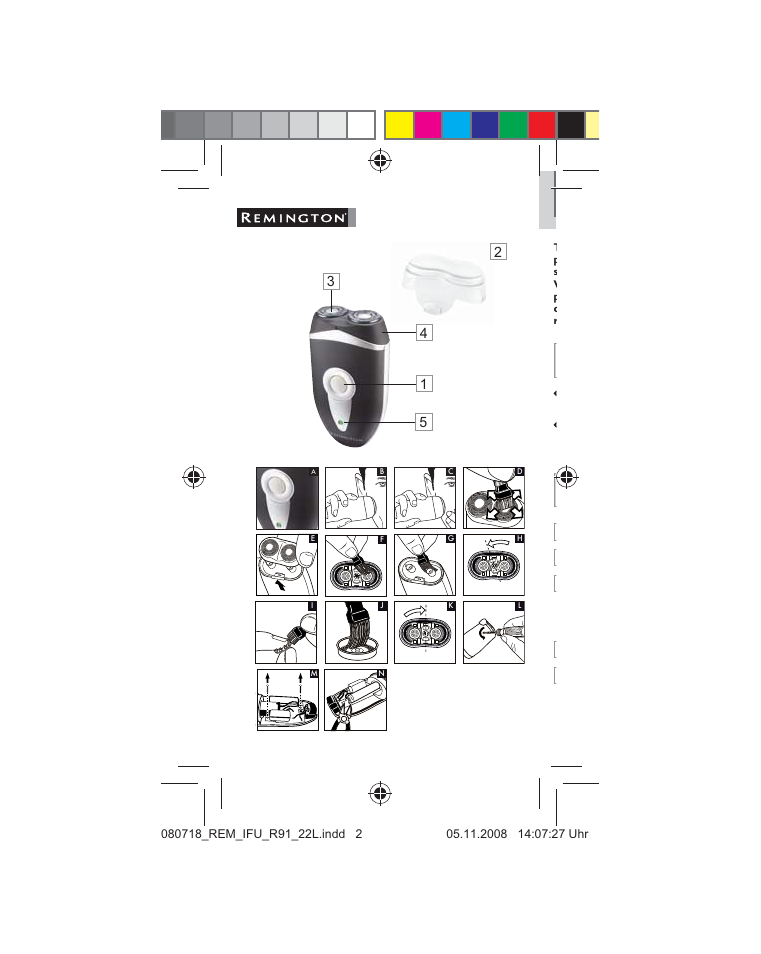 Remington R91 User Manual | Page 2 / 74