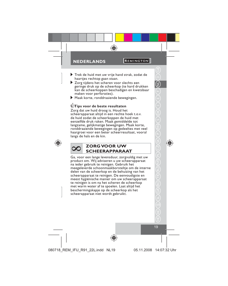 Remington R91 User Manual | Page 21 / 74