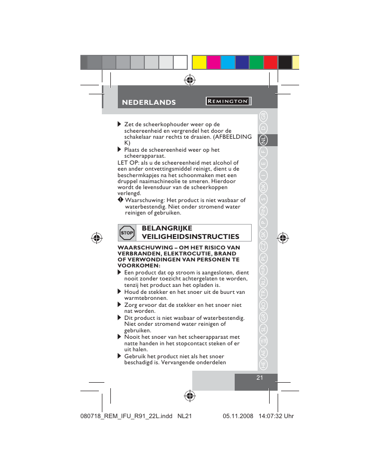 Remington R91 User Manual | Page 23 / 74