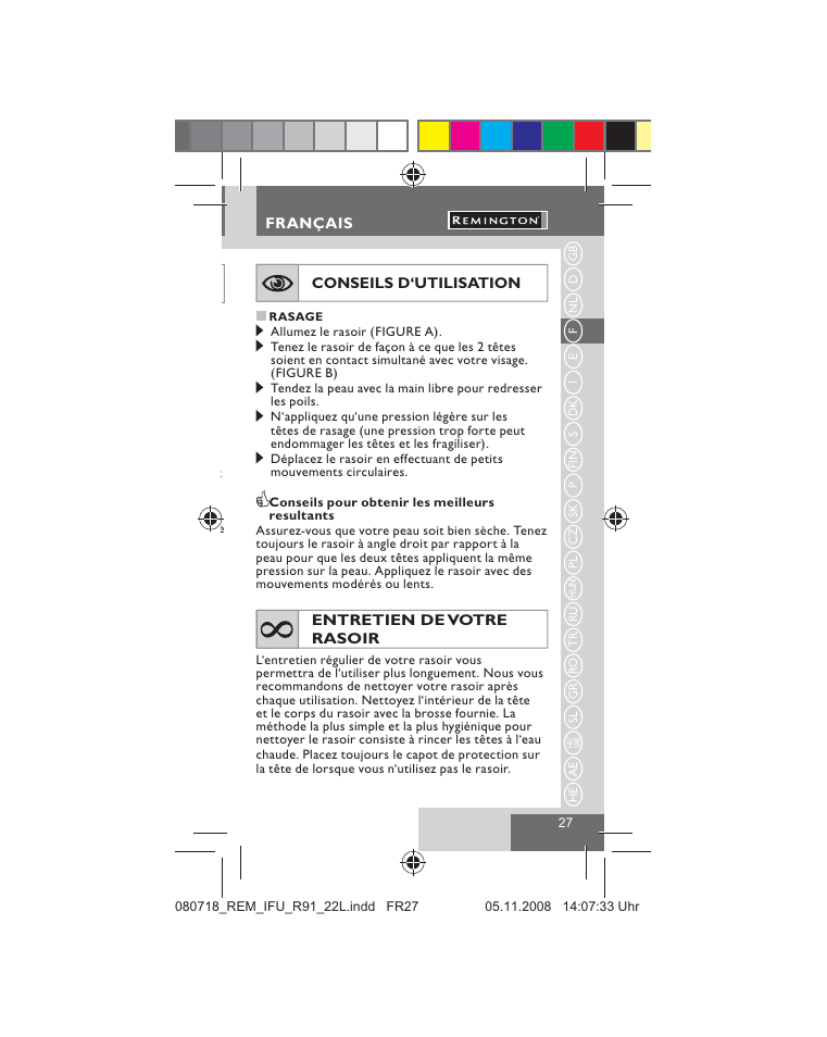 Remington R91 User Manual | Page 29 / 74