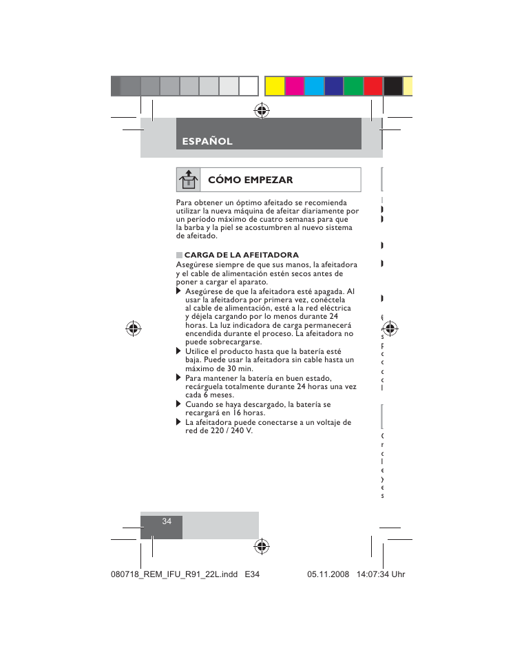 Remington R91 User Manual | Page 36 / 74