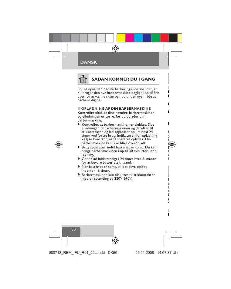 Remington R91 User Manual | Page 52 / 74