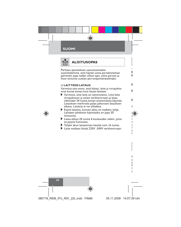 Remington R91 User Manual | Page 68 / 74