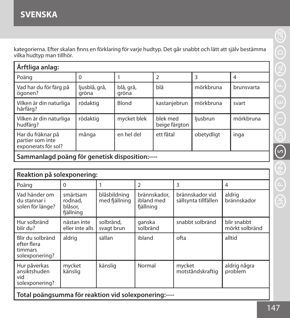 147 svenska | Remington IPL6000F User Manual | Page 147 / 204