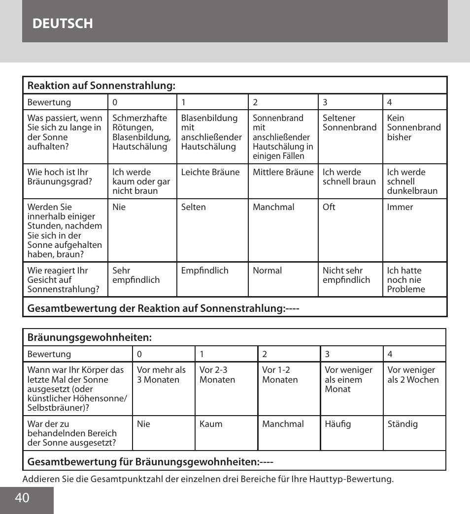 40 deutsch | Remington IPL6000F User Manual | Page 40 / 204