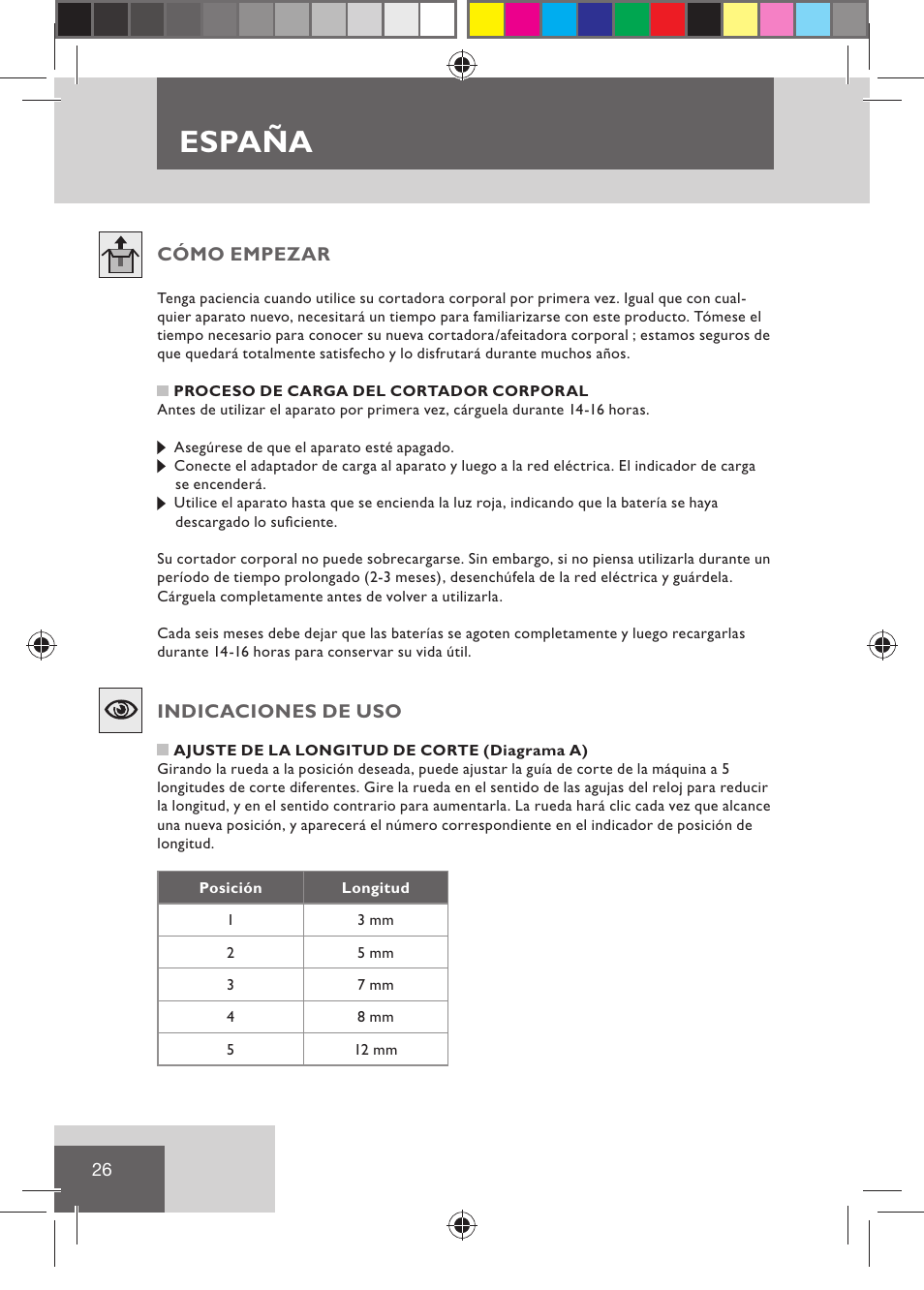 España | Remington BHT2000 User Manual | Page 28 / 127