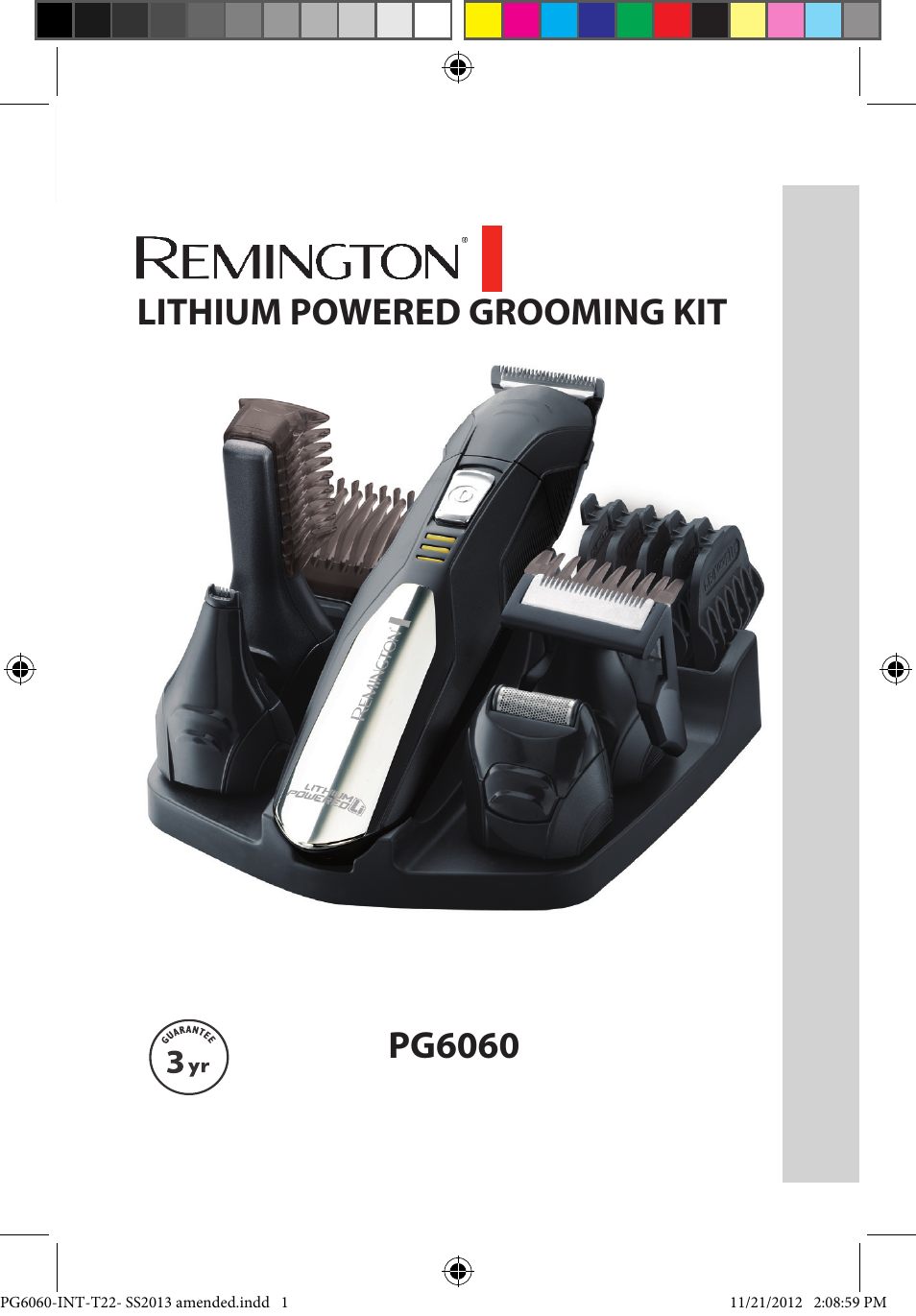 Remington PG6060 User Manual | 140 pages