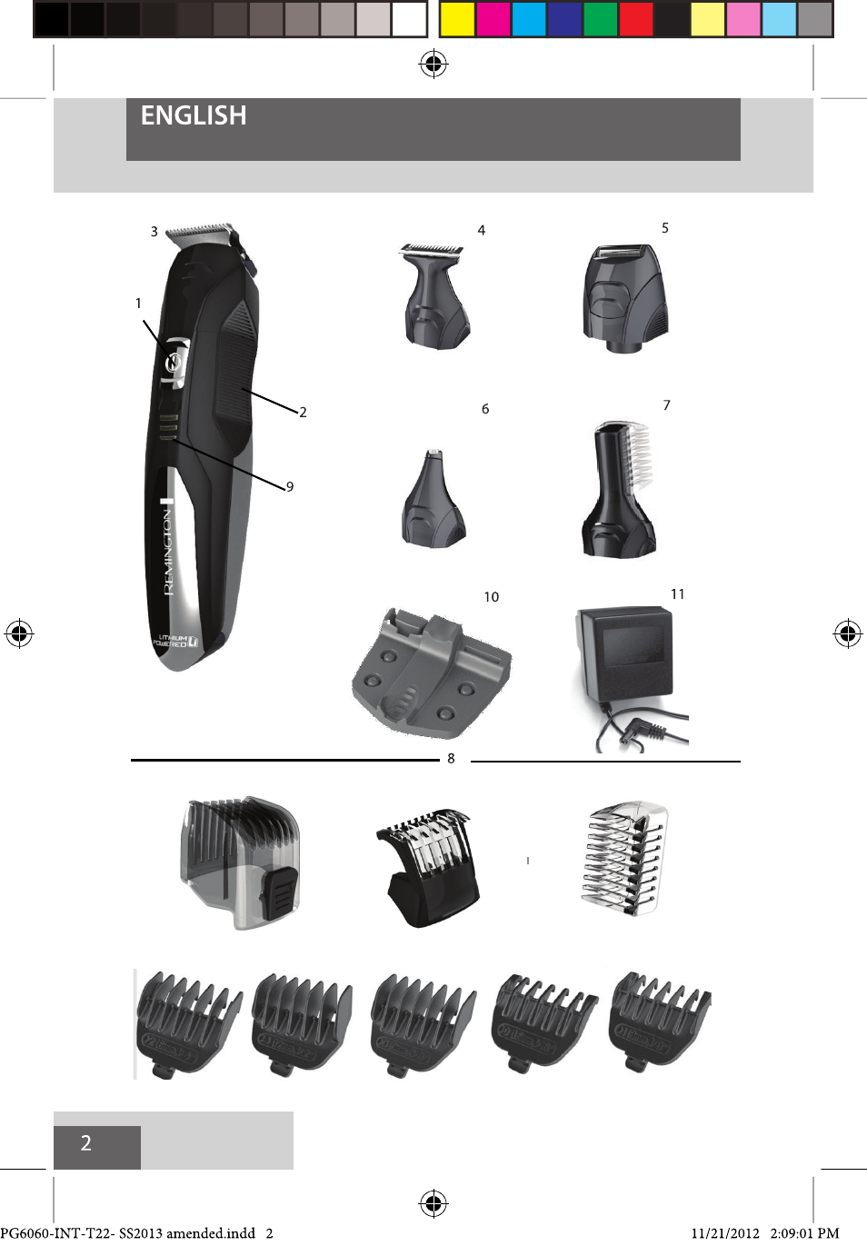 Remington PG6060 User Manual | Page 2 / 140