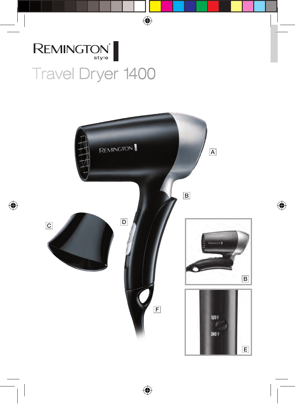 Remington D2400 User Manual | Page 2 / 69