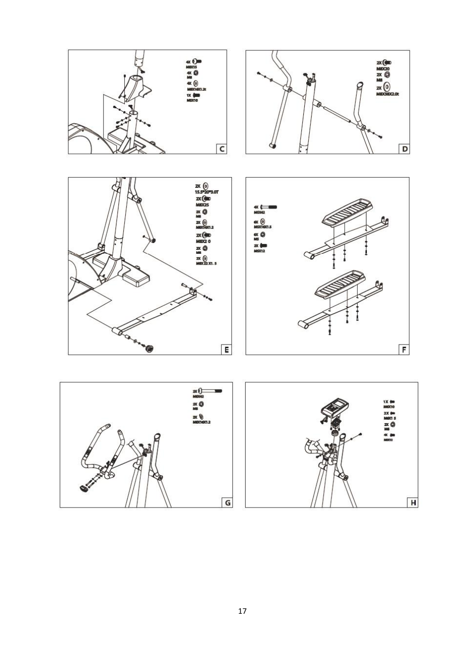 Tunturi C30 Competence User Manual | Page 17 / 20