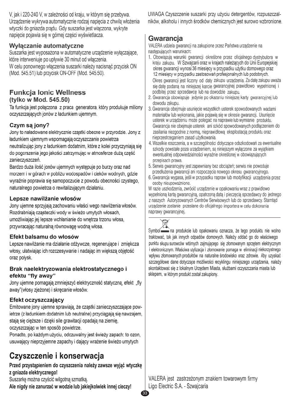 VALERA I-F@N DIGITAL TRAVEL User Manual | Page 31 / 46