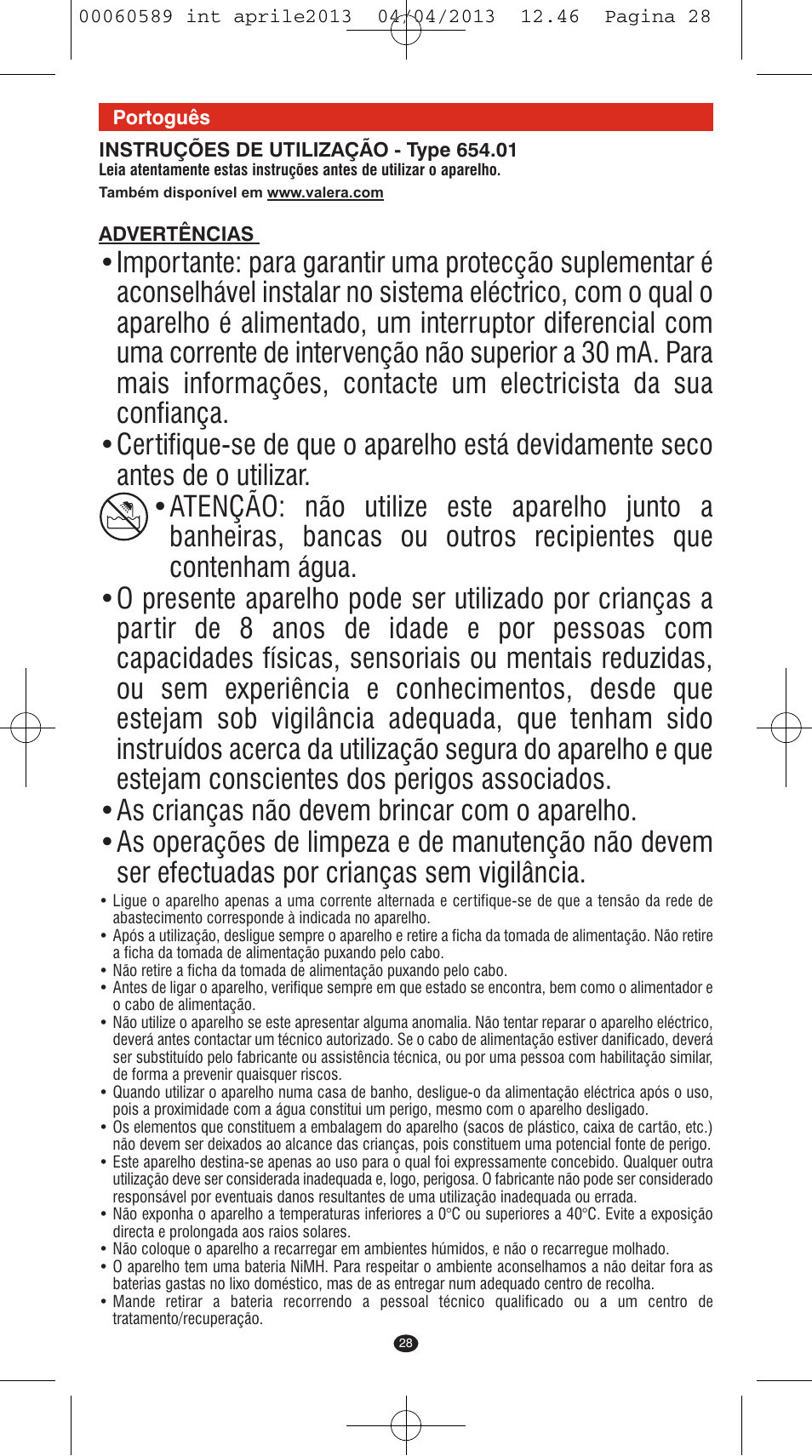 VALERA SYSTEMA User Manual | Page 26 / 82