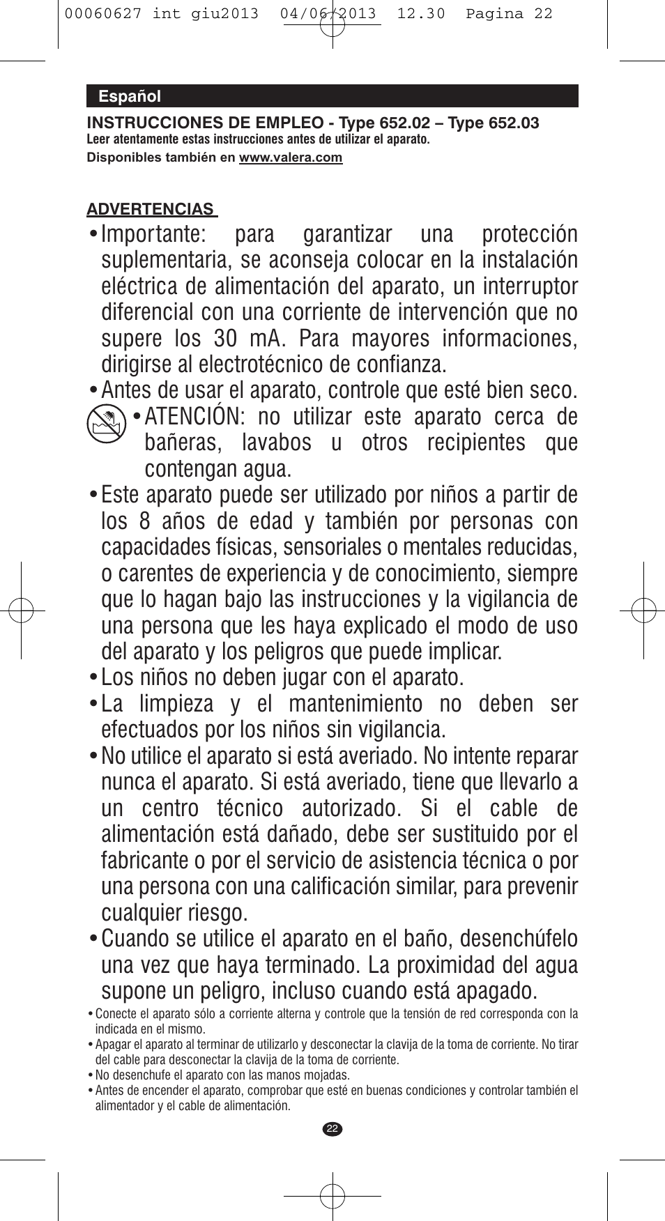 VALERA X-MASTER User Manual | Page 18 / 82
