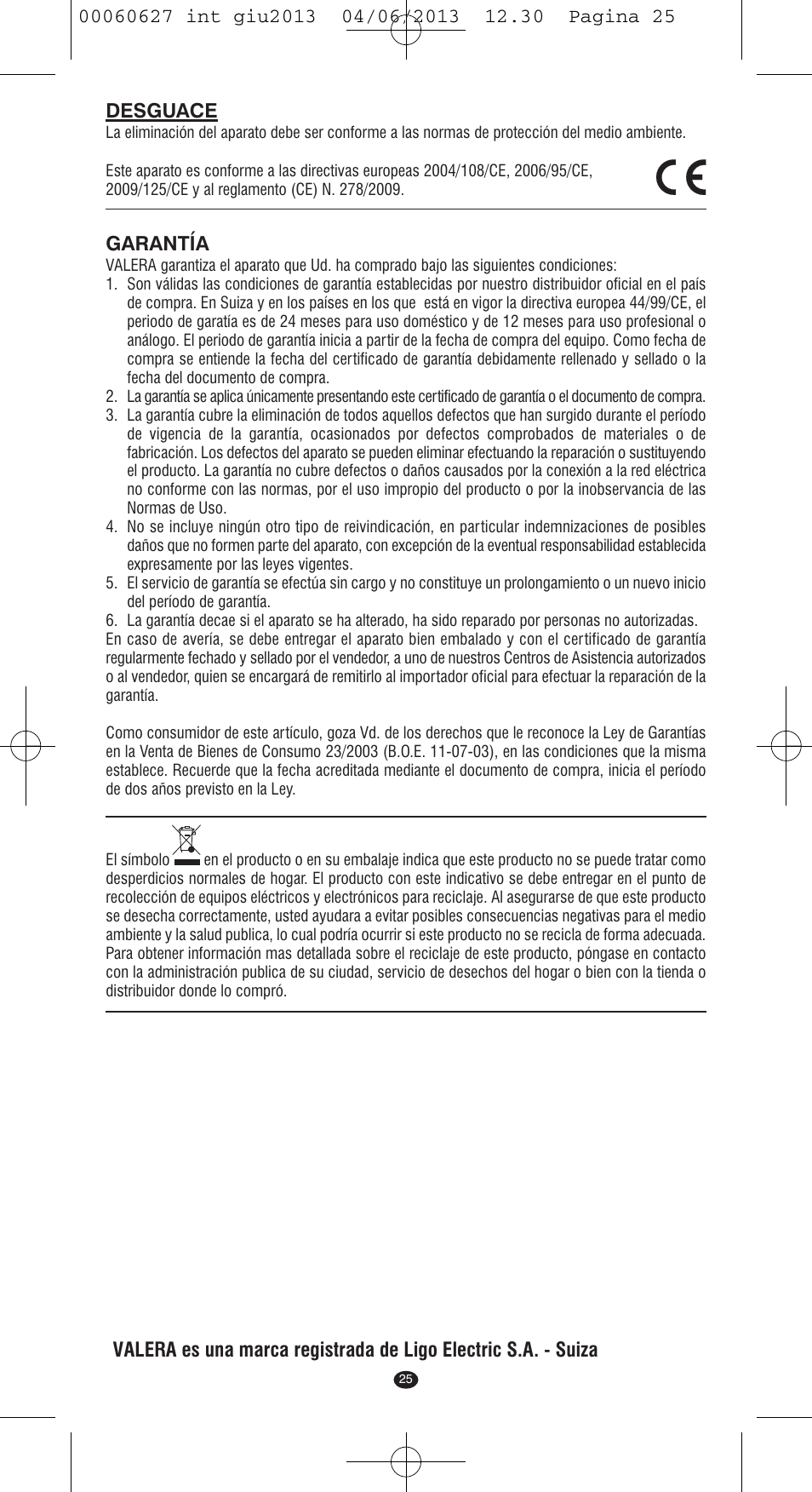 VALERA X-MASTER User Manual | Page 21 / 82