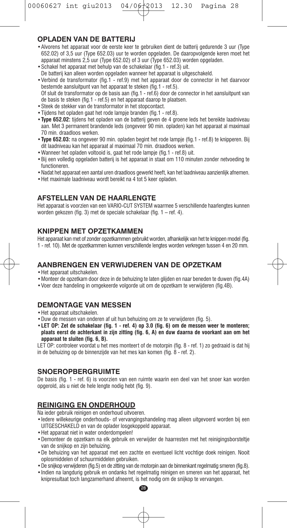 VALERA X-MASTER User Manual | Page 24 / 82