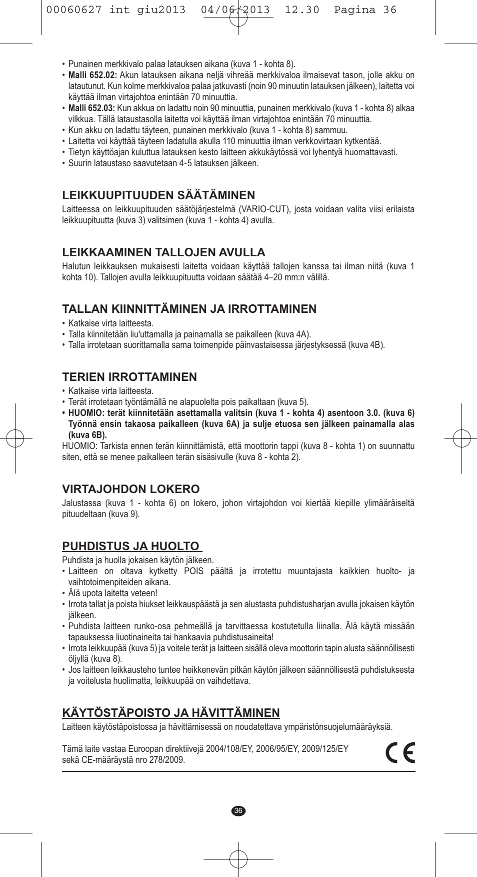 VALERA X-MASTER User Manual | Page 32 / 82