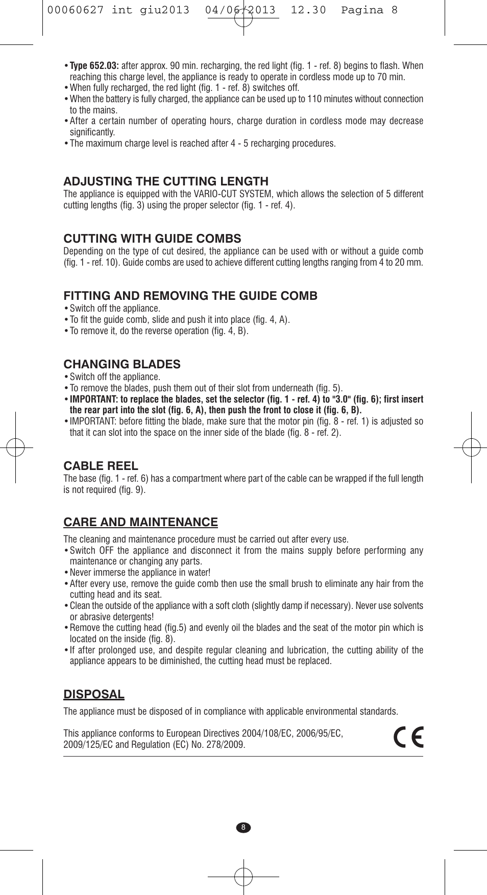VALERA X-MASTER User Manual | Page 4 / 82