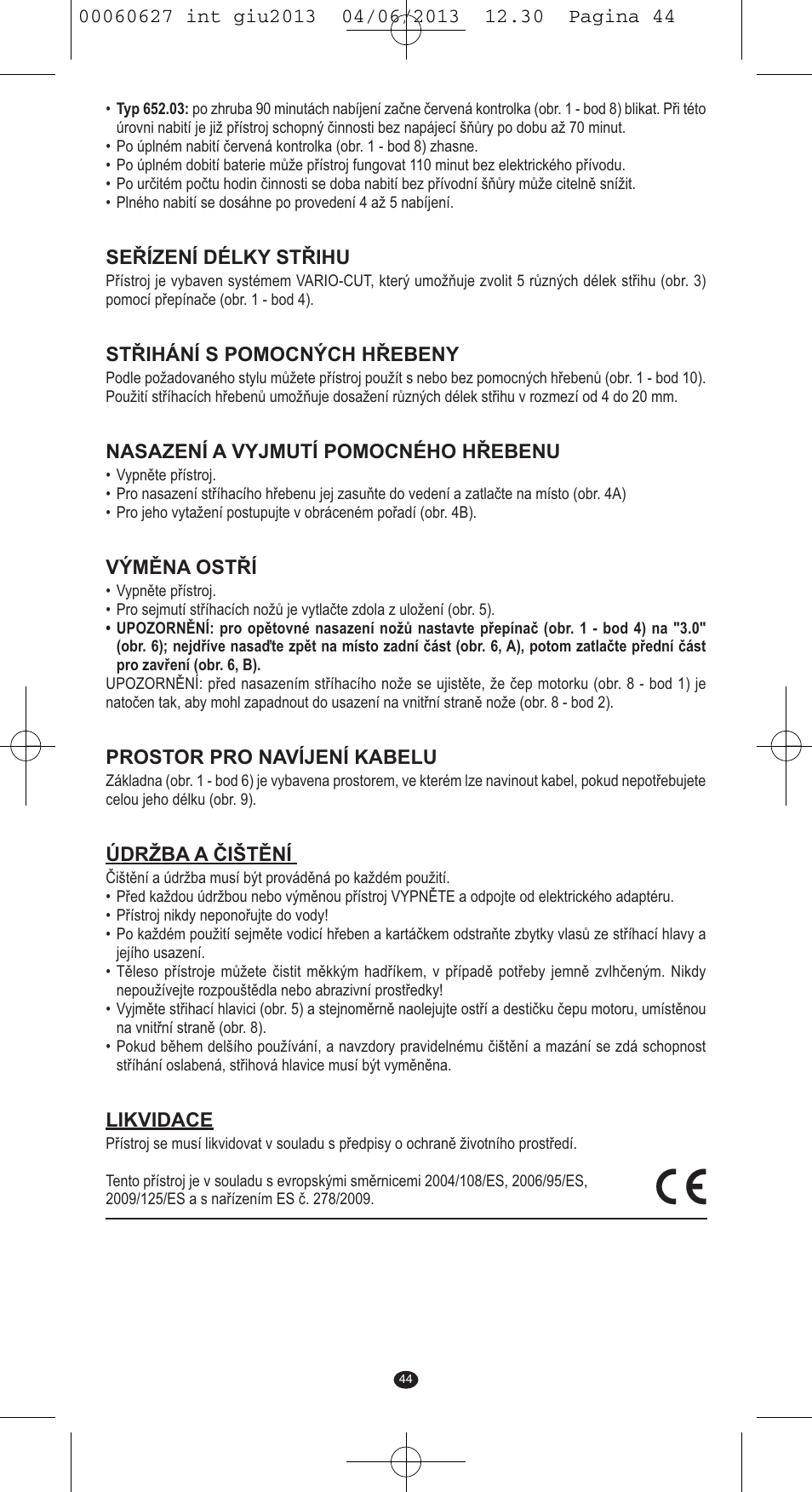 VALERA X-MASTER User Manual | Page 40 / 82