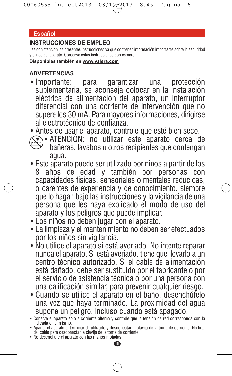 VALERA ABSOLUT User Manual | Page 14 / 66