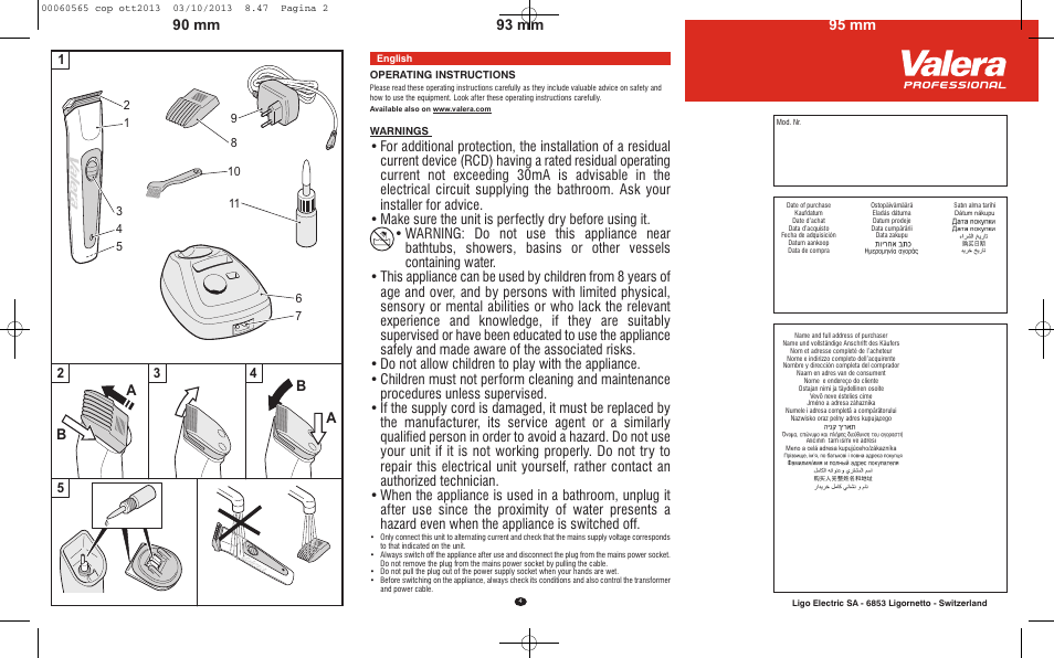 VALERA ABSOLUT User Manual | Page 2 / 66