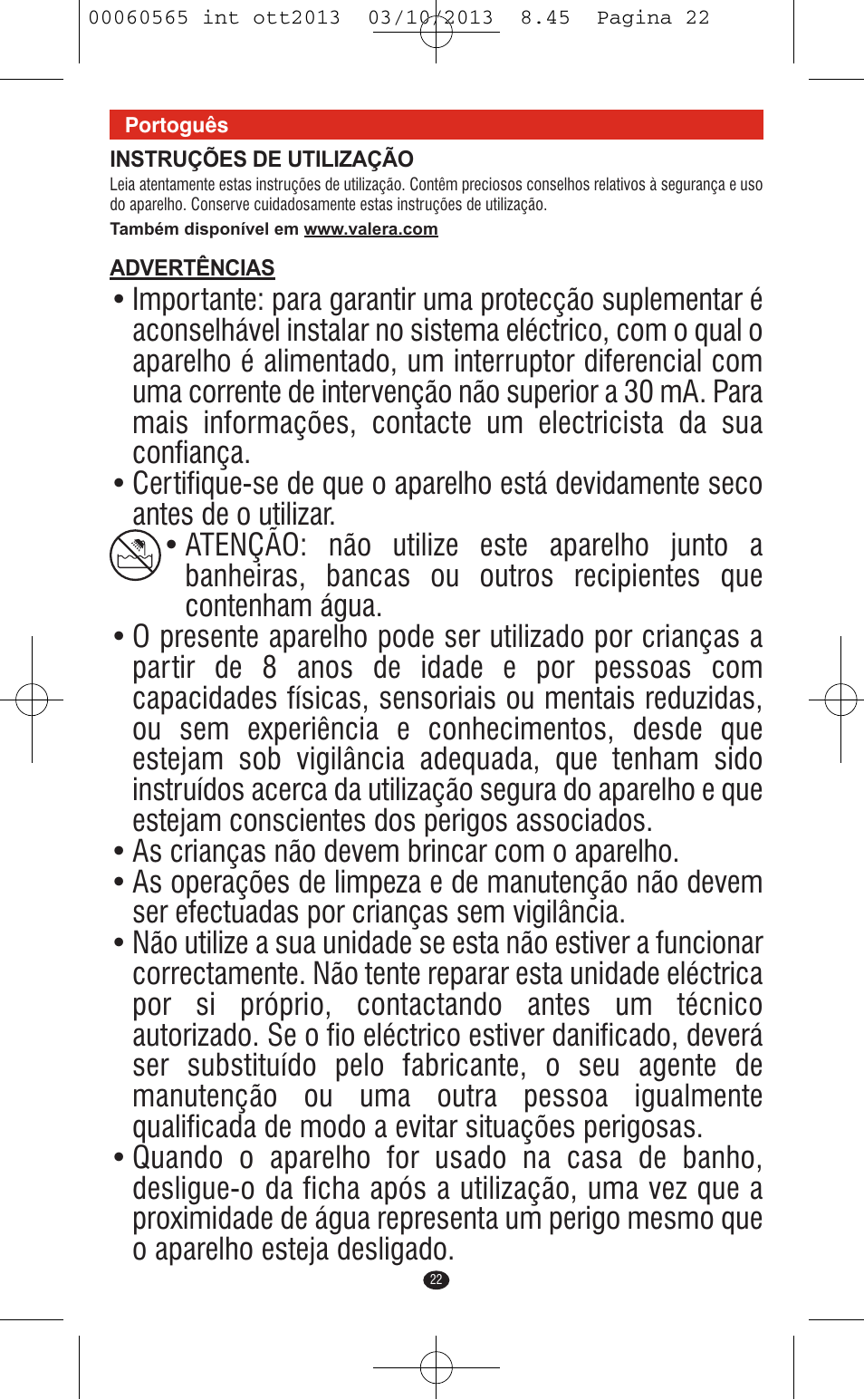 VALERA ABSOLUT User Manual | Page 20 / 66
