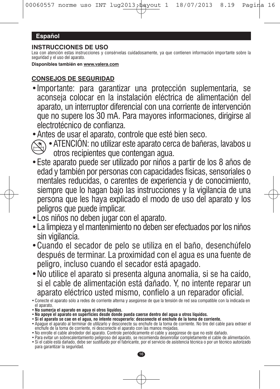 VALERA MANISWISS CORDLESS User Manual | Page 15 / 66